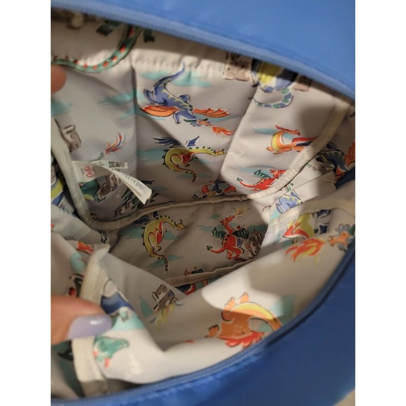 Cath Kidston Dinosaur Themed Junior Backpack. Used Once. EUC triceratops T-Rex - Picture 7 of 8